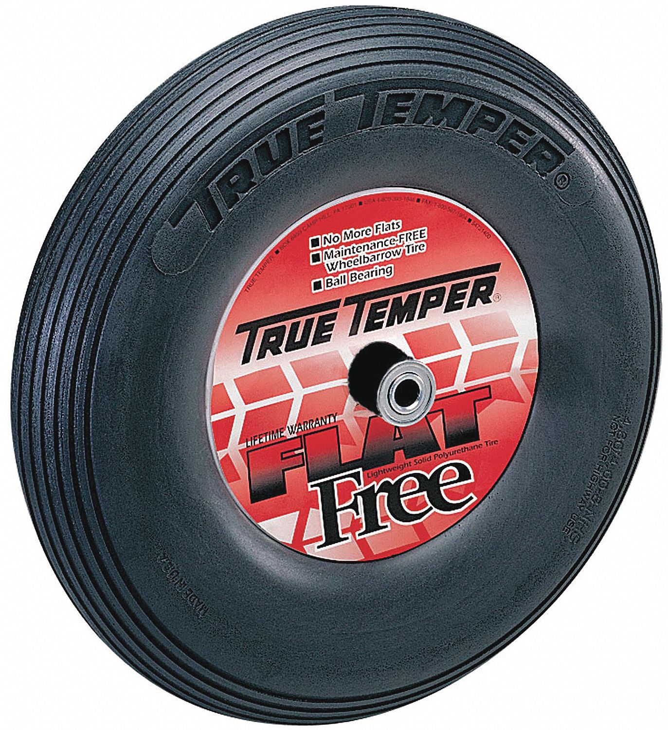 TRUE TEMPER Pneu de remplacement pour brouette, 6 T14CC