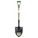 SHOVEL, ROUND POINT, D-GRIP, 35 X 11-3/8 IN, STEEL/WOOD