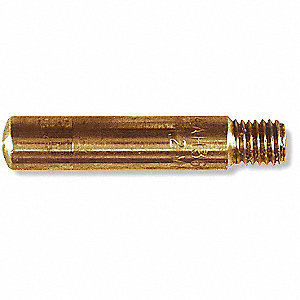 CONTACT TIP, HEAVY-DUTY, FOR TWECO MIG GUNS, THREADED, WIRE SZ 1/16 IN, TIP INSIDE DIA 0.073 IN