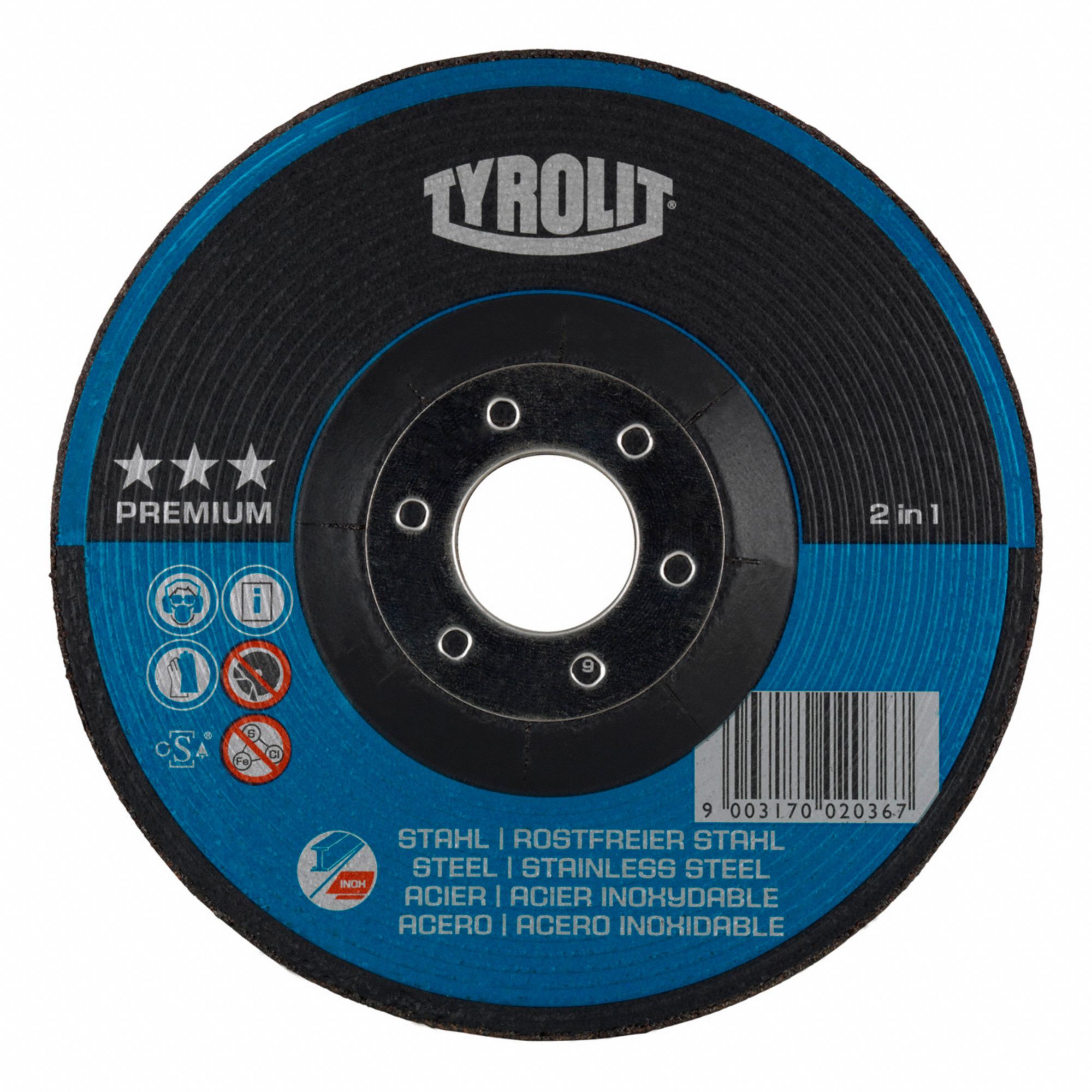 MEULE COUP/RECT T27 5X5/32X7/8 A/AI