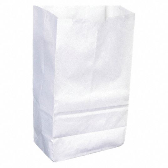 Duro 2 lb. White Paper Bag - 500/Bundle