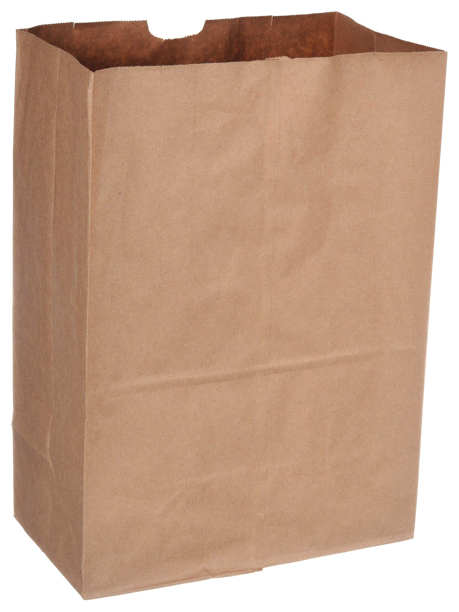 GROCERY BAG, 12 IN W, 7 IN DP, 17 IN H, 1/6 BBL, 60 LB BASIS WT, KRAFT, FLAT, 500 PK