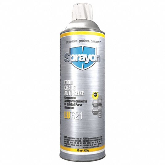 15 oz Container Size, Aerosol Can, Food Grade AntiSeize 12R256
