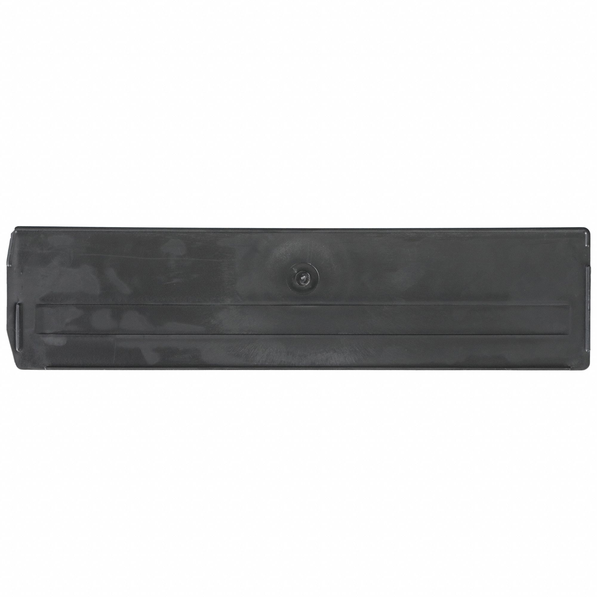 BIN DIVIDER, 15¾ IN X 4½ IN, BLACK, 6 PK