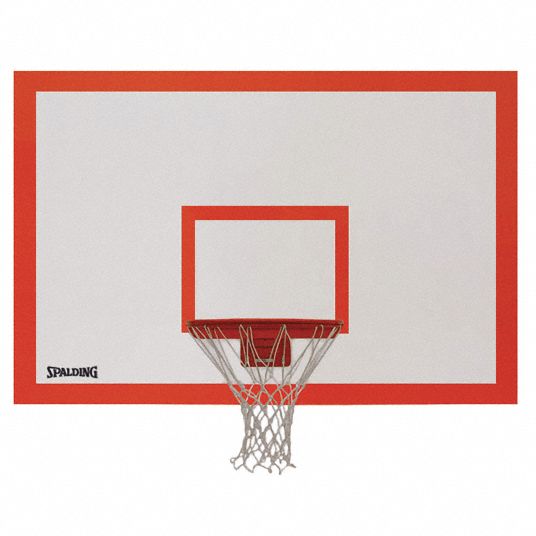 Spalding Fiberglass Basketball Backboard 12r309 Grainger