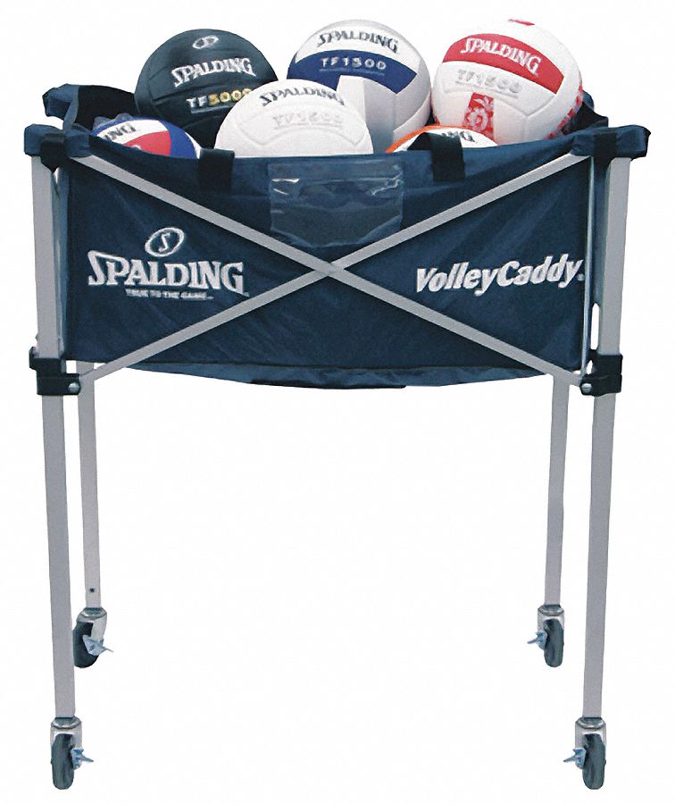 SPALDING, 29 1/2 in Lg, 14 in Wd, Volleyball Ball Caddy 12R325438055