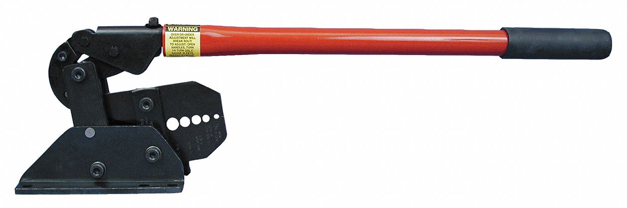 BENCH SWAGING TOOL, 1/16 IN/3/32 IN/⅛ IN/5/32 IN/3/16 IN COPPER OVAL SLEEVE SIZE, GAUGE