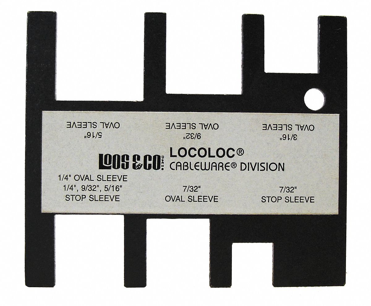Oval and Stop Sleeve Gauge 7/32-5/16