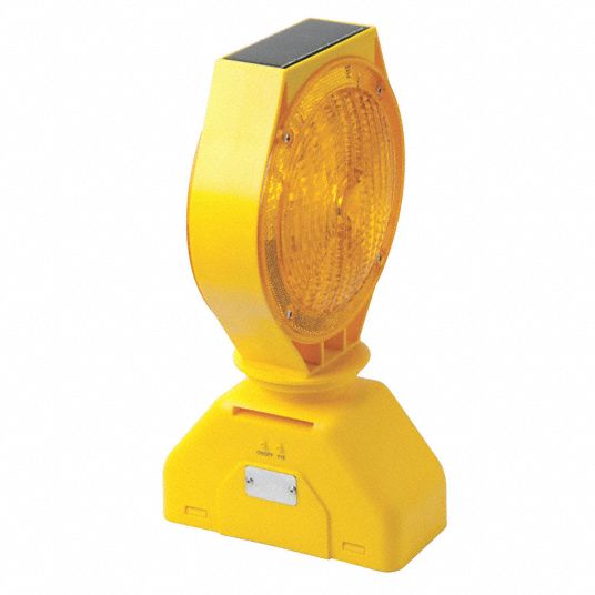 Solar Powered LED Strobe Lights - Barricade Lights