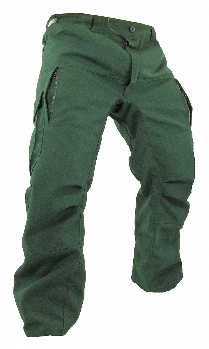 12R482 - Fire Pants Forest Green Inseam 28 In.