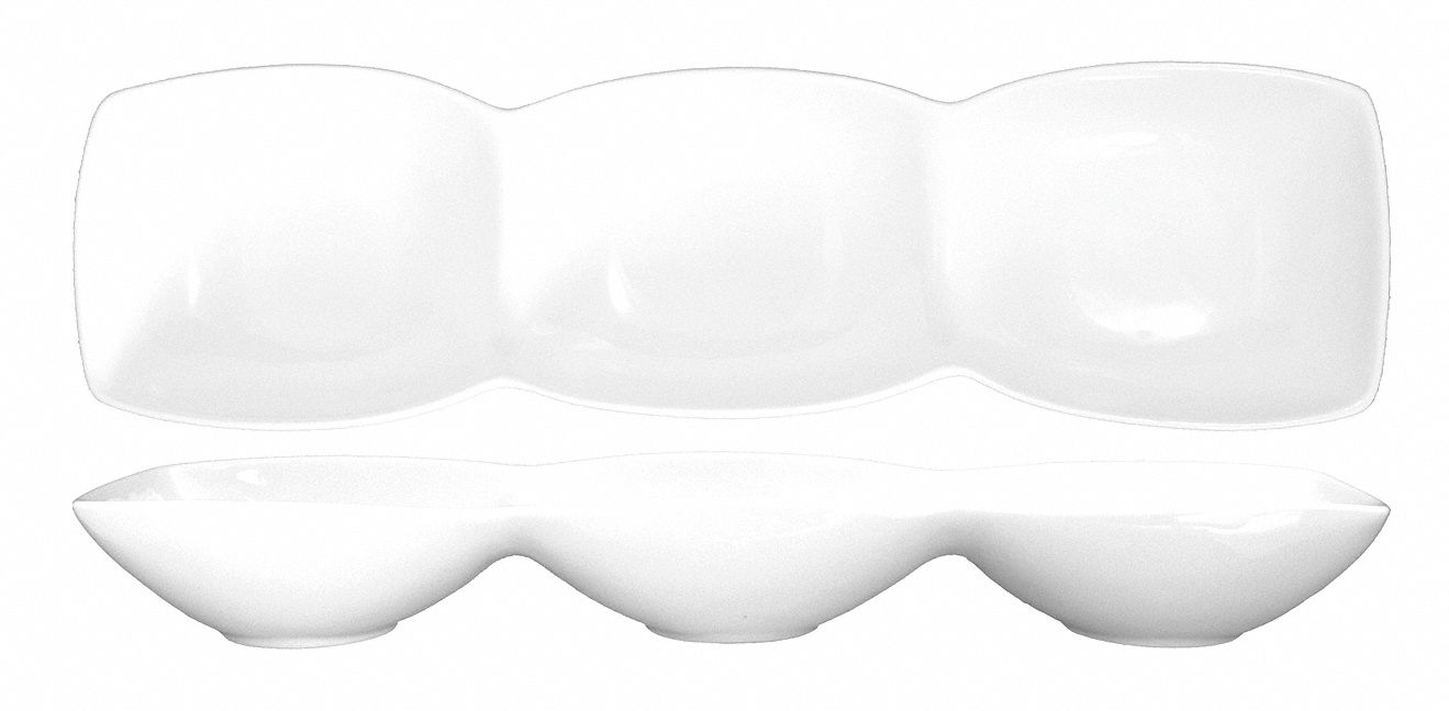 12R942 - Bowl 3-Compartment 4 Oz White PK24