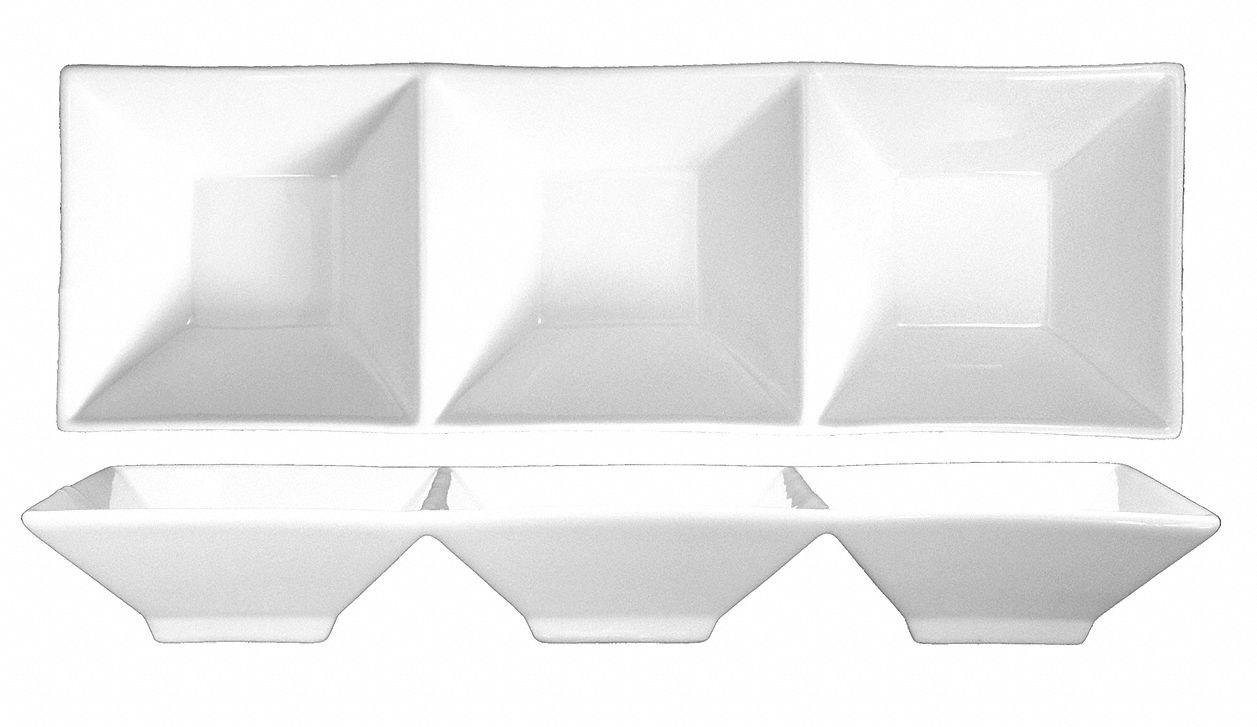 12R943 - Bowl 3-Compartment 2 Oz White PK36