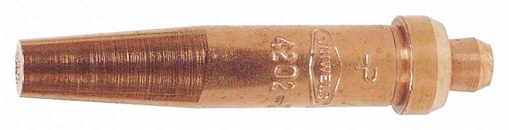 4202 SERIES CUTTING TIP, ACETYLENE, 1/4 IN MAXIMUM THICKNESS