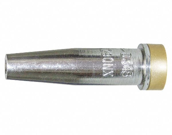 6290NX SERIES CUTTING TIP, NATURAL GAS, PROPANE, PROPYLENE, 3/8 IN MAXIMUM THICKNESS