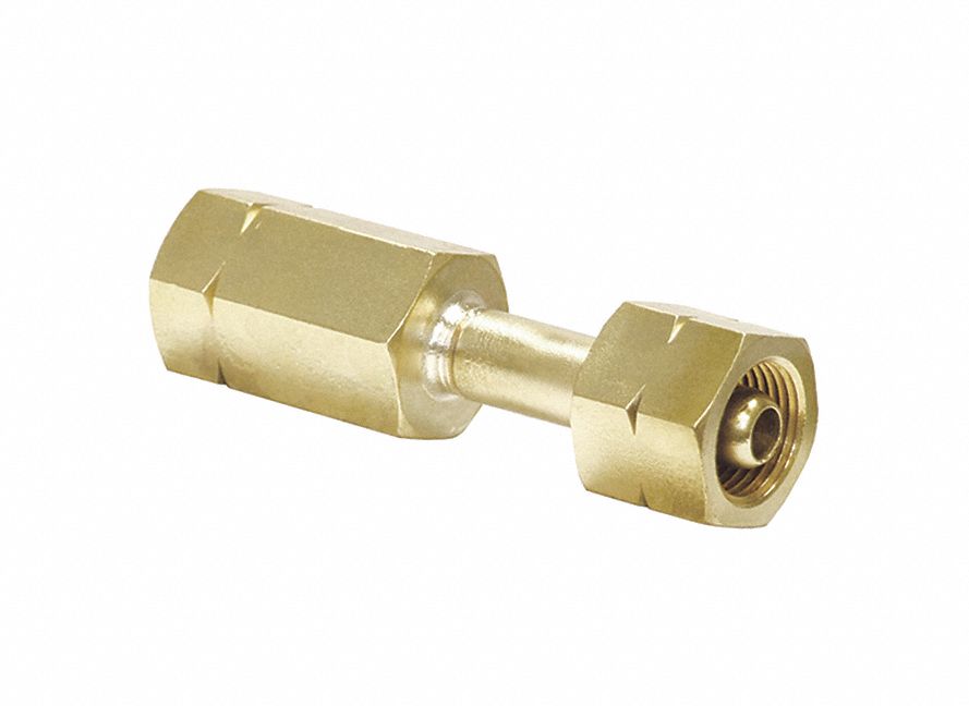 ADAPTORS, FOR USE WITH REGULATORS, ALC CGA410 TO CGA510 CONNECTION, BRASS, 1 PIECE