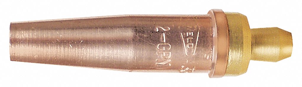 GPN SERIES CUTTING TIP, NATURAL GAS, PROPANE, 3/4 IN MAXIMUM THICKNESS, SIZE 1