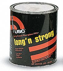 LONG 'N STRONG REINFORCING COMPOUND, RUSTPROOF, WATERPROOF, OSHA, OLIVE-DRAB, 1 QUART