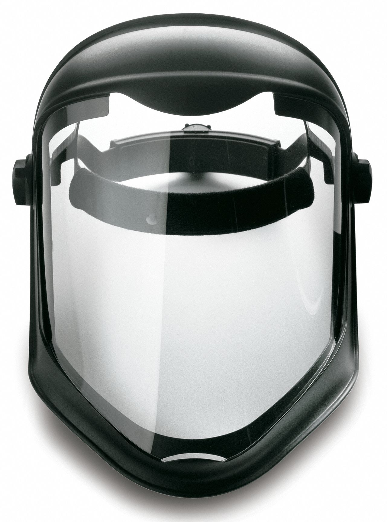 FACESHIELD W/ HARD HAT ADAPTER, CLEAR, PC, HARDCOAT ANTI-FOG, CSA, 15X8½X0.04 IN