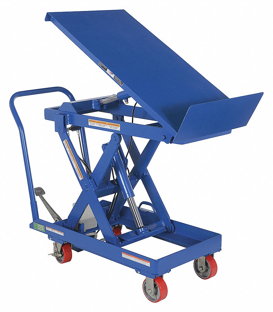 CART SCISSOR LIFT + TILT 500 LB