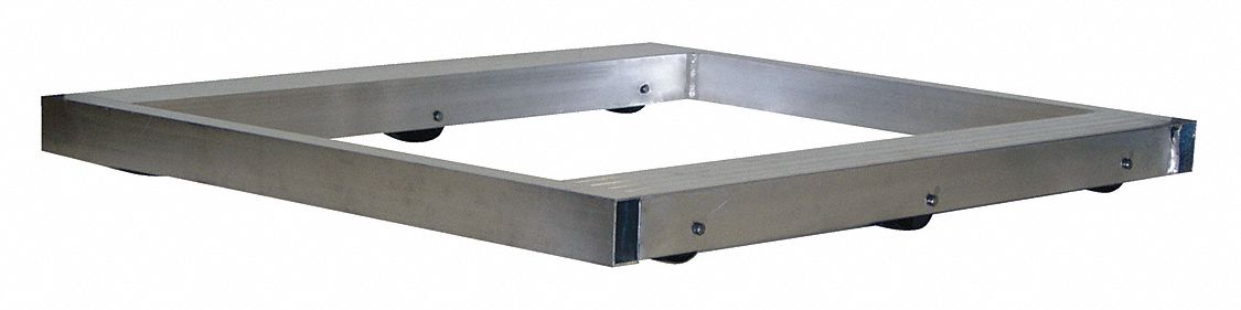 ALUMINUM PALLET DOLLY, NO TILT STYLE, 40 IN X 48 IN