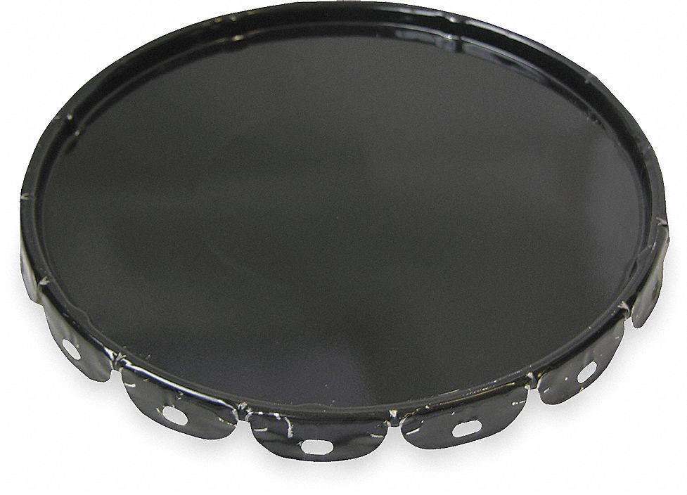 LID PAIL LUG STEEL BLACK