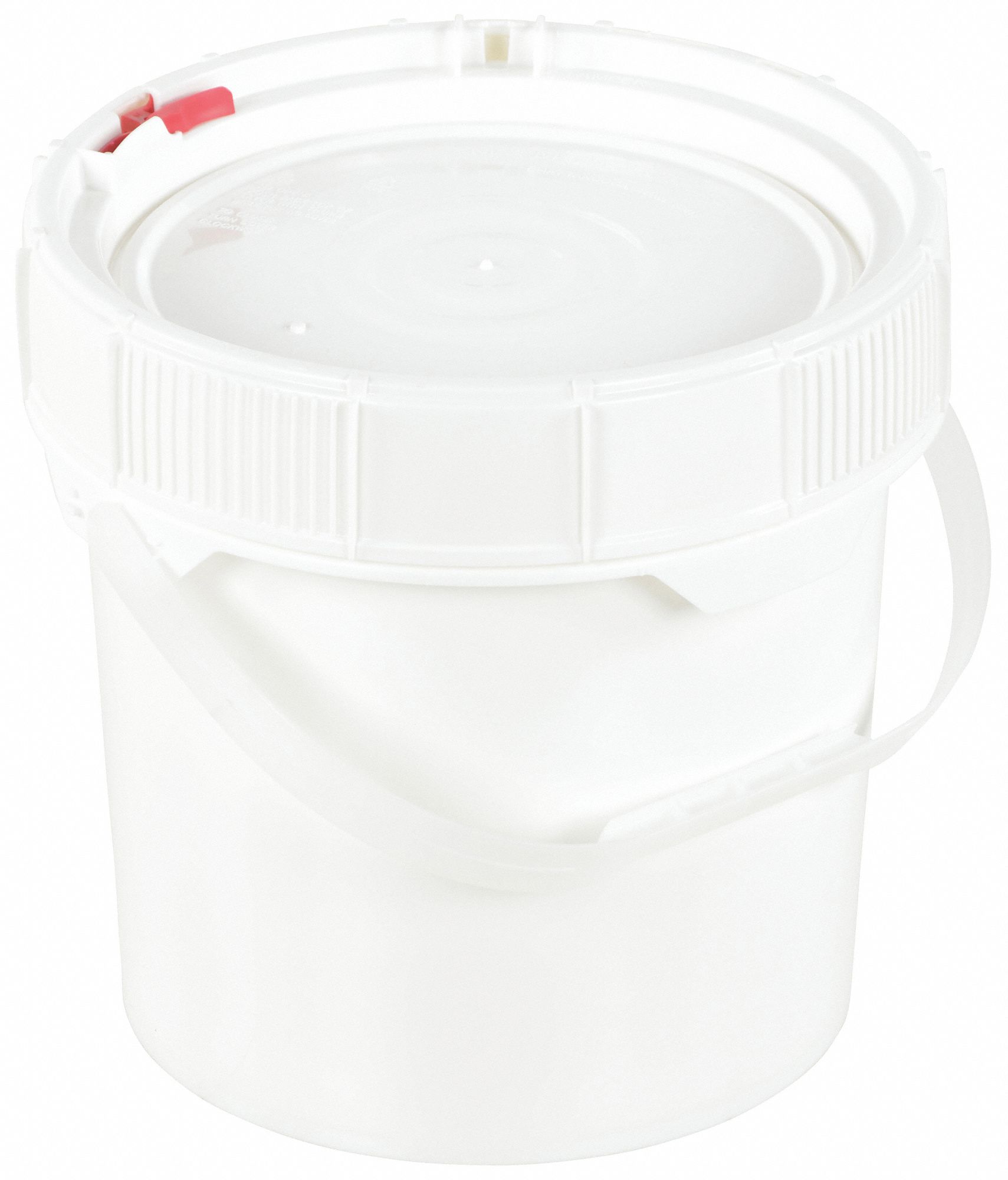 PAIL HDPE SCREW-TOP 3.5 GAL WHITE