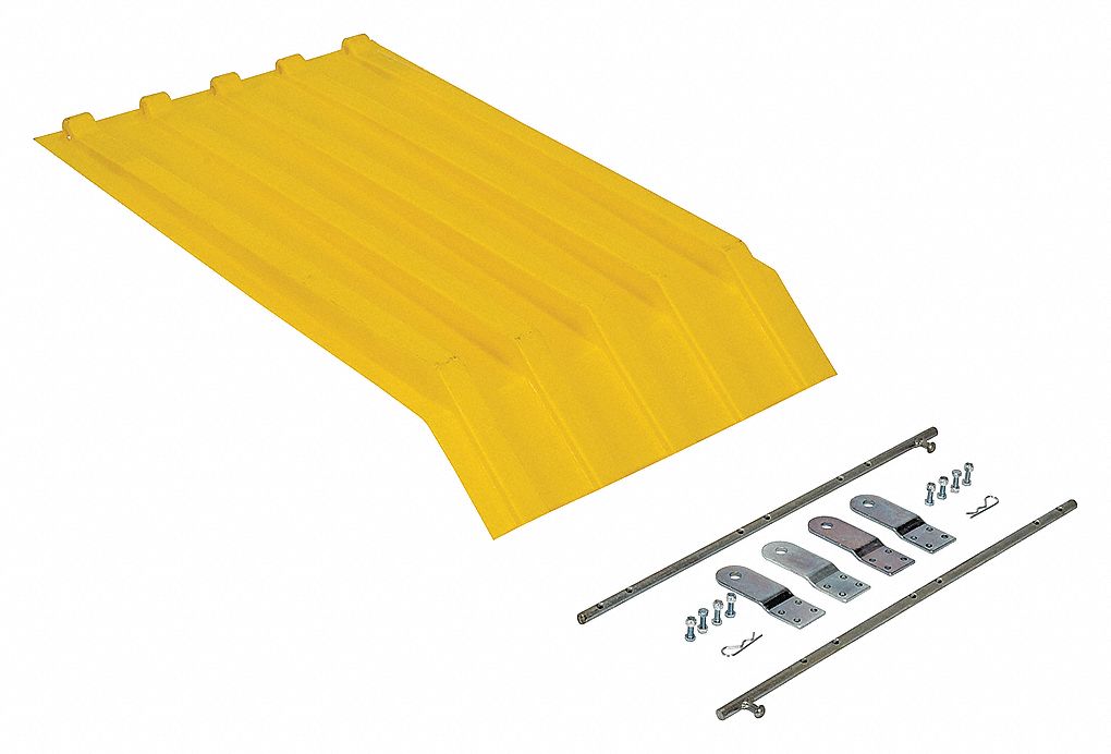 Hopper Lid,Yellow,Fits 7-1/2 cu. ft.