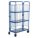 BLUE NESTABLE ROLLER CONTAINER, 34 X 59