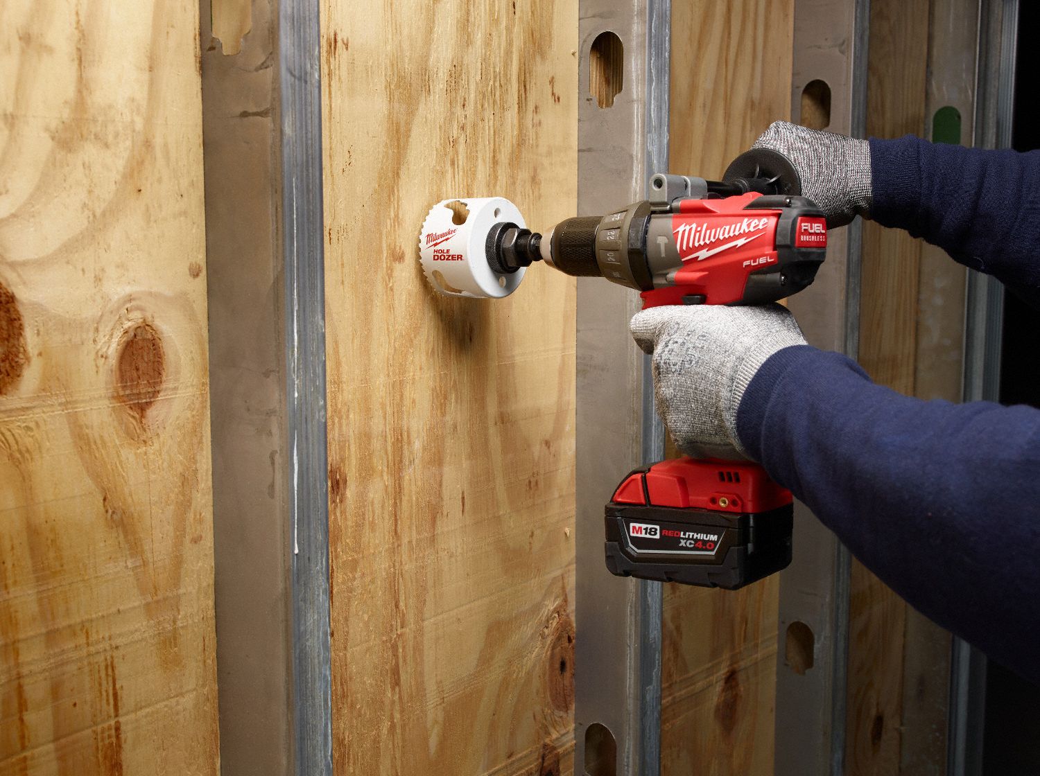 MILWAUKEE Hole Saw Kit, Primary Material Application Metal, High Speed