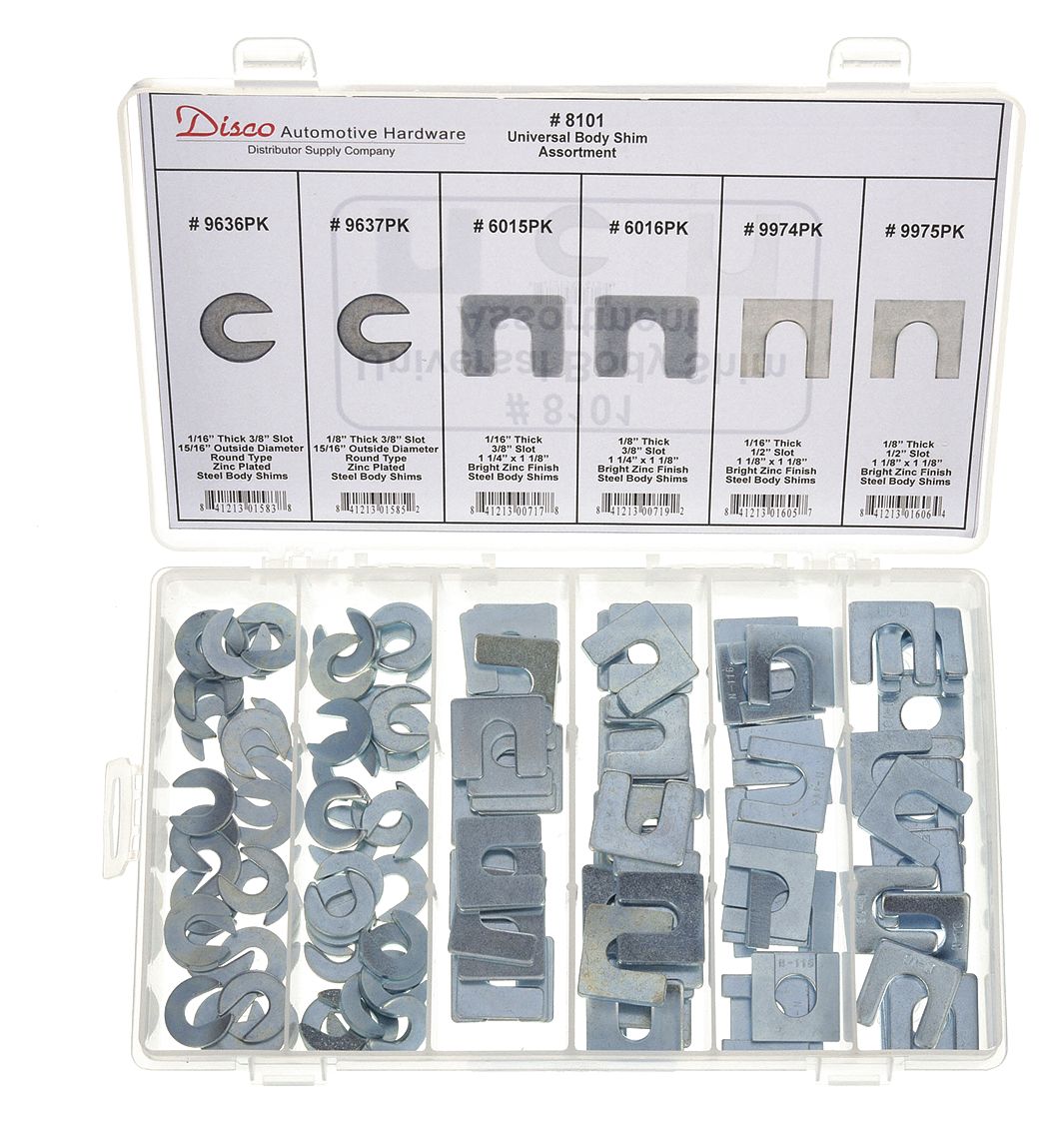 Disco Steel Slotted Shim Assortment, 140 8101 8101 1 Each eBay