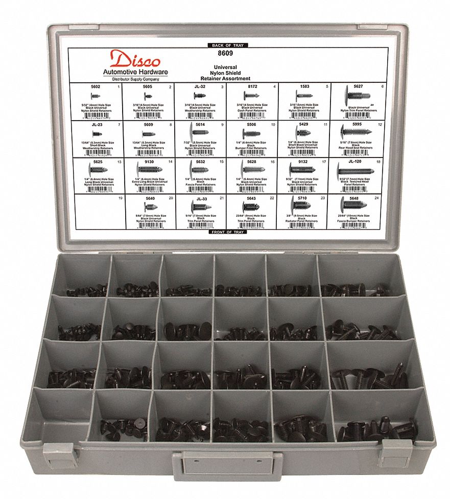 Universal Shield Retainer Assortment