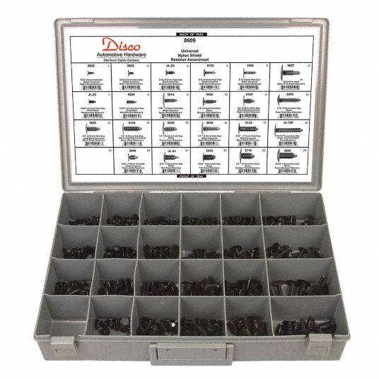 GRAINGER APPROVED Universal Shield Retainer Assortment 12T3208609