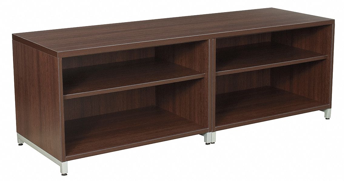 12T402 - Double Shelf Credenza OneDesk 20 H Java