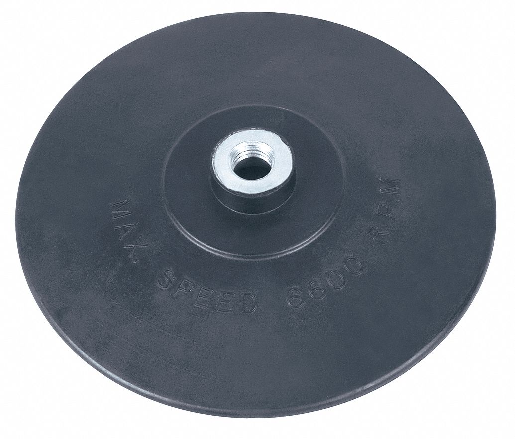 INGERSOLL RAND 7 in Adhesive/PSA Disc Backup Pad, 5/8"11 Threaded