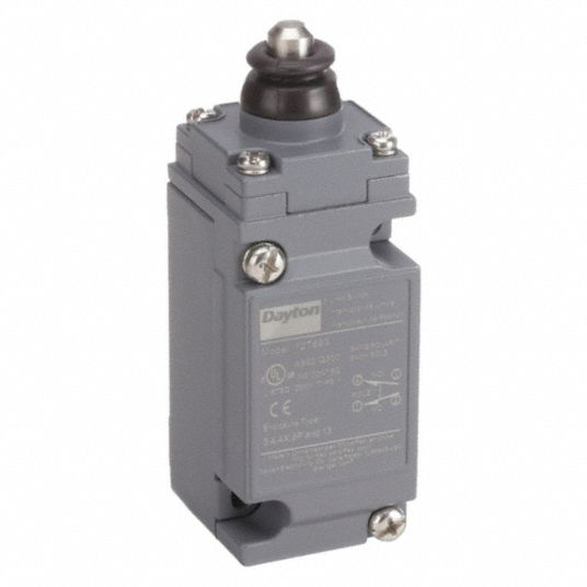 DAYTON, SPDT, 10A 600V, Heavy Duty Limit Switch 12T89312T893