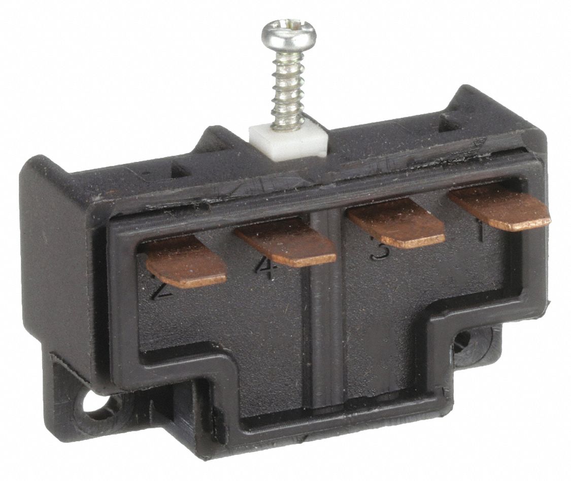 REPLACEMENT CONTACT BLOCK, BLACK, 1NO/1NC, 26 MM