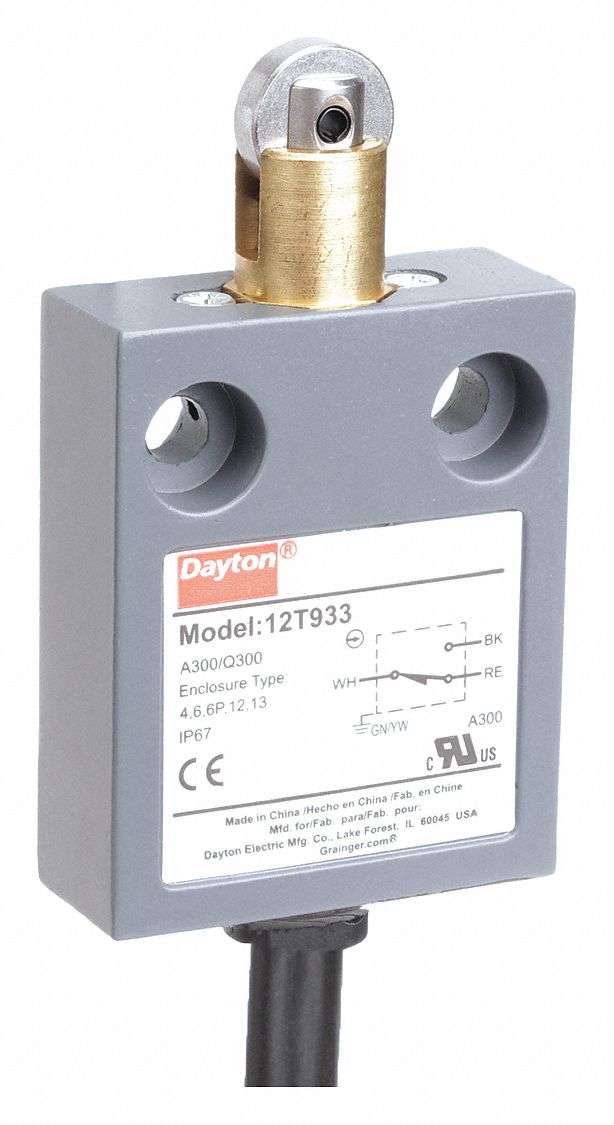 Limit Switch: Roller Plunger