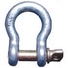 ANCHOR SHACKLE, SCREW PIN, IVA2, HEAT TREATED, 1.44 X 1 IN, BODY 7/8 IN, CARBON ST/ALLOY ST