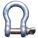 ANCHOR SHACKLE, SCREW PIN, IVA2, HEAT TREATED, 1.25 X 7/8 IN, BODY 3/4 IN, CARBON ST/ALLOY ST