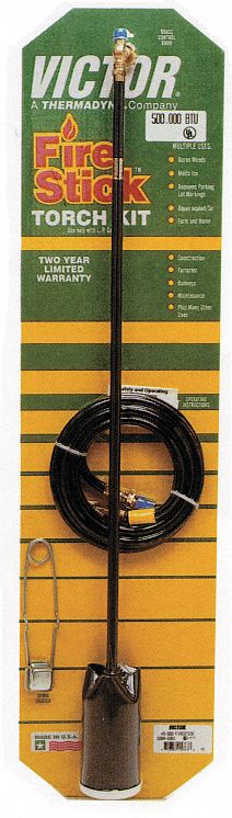 FIRESTICK SERIES TORCH KIT, 12 FT LP HOSE AND LIGHTER