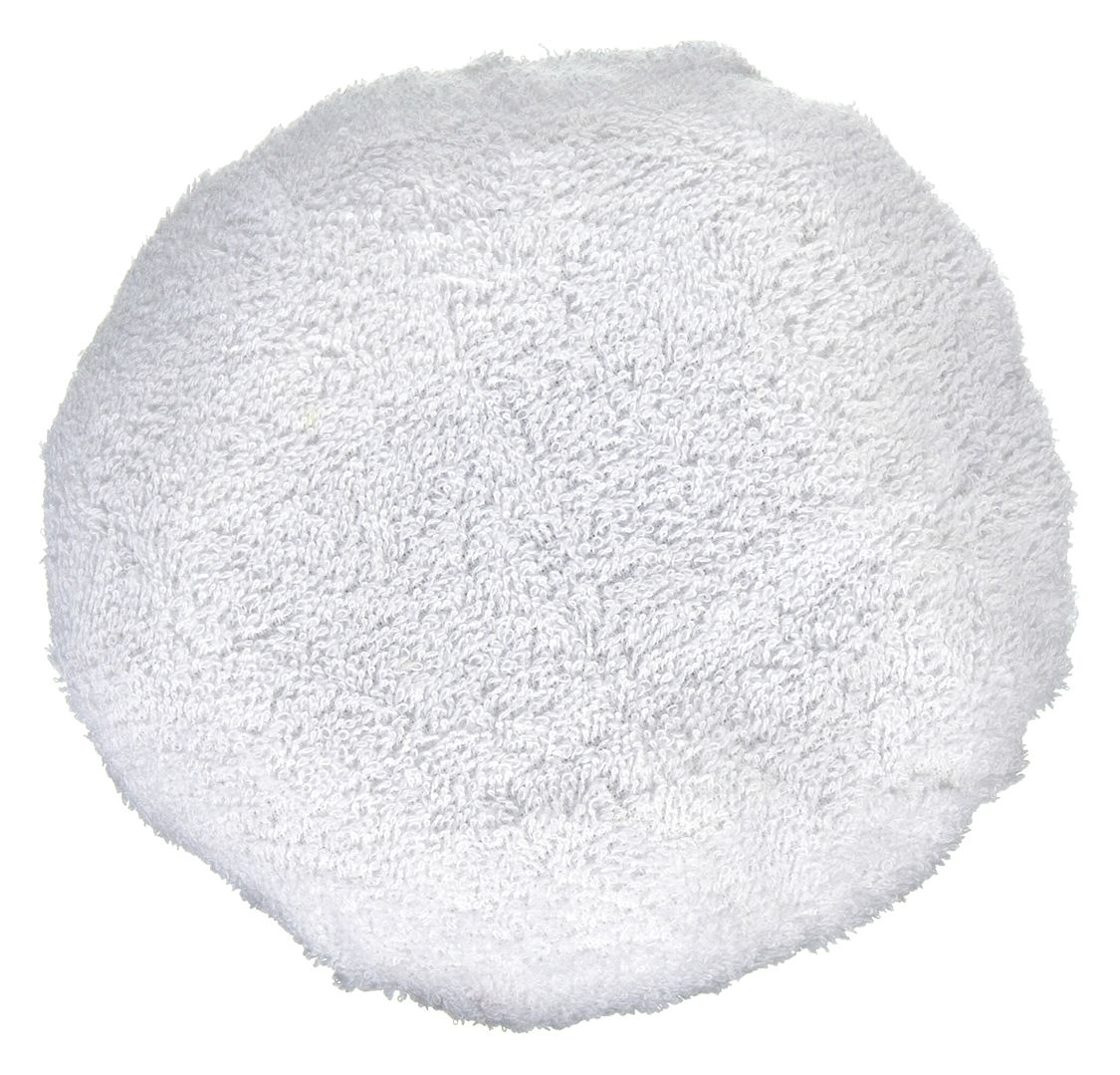 POLISHING BONNET,7 IN,TERRY CLOTH