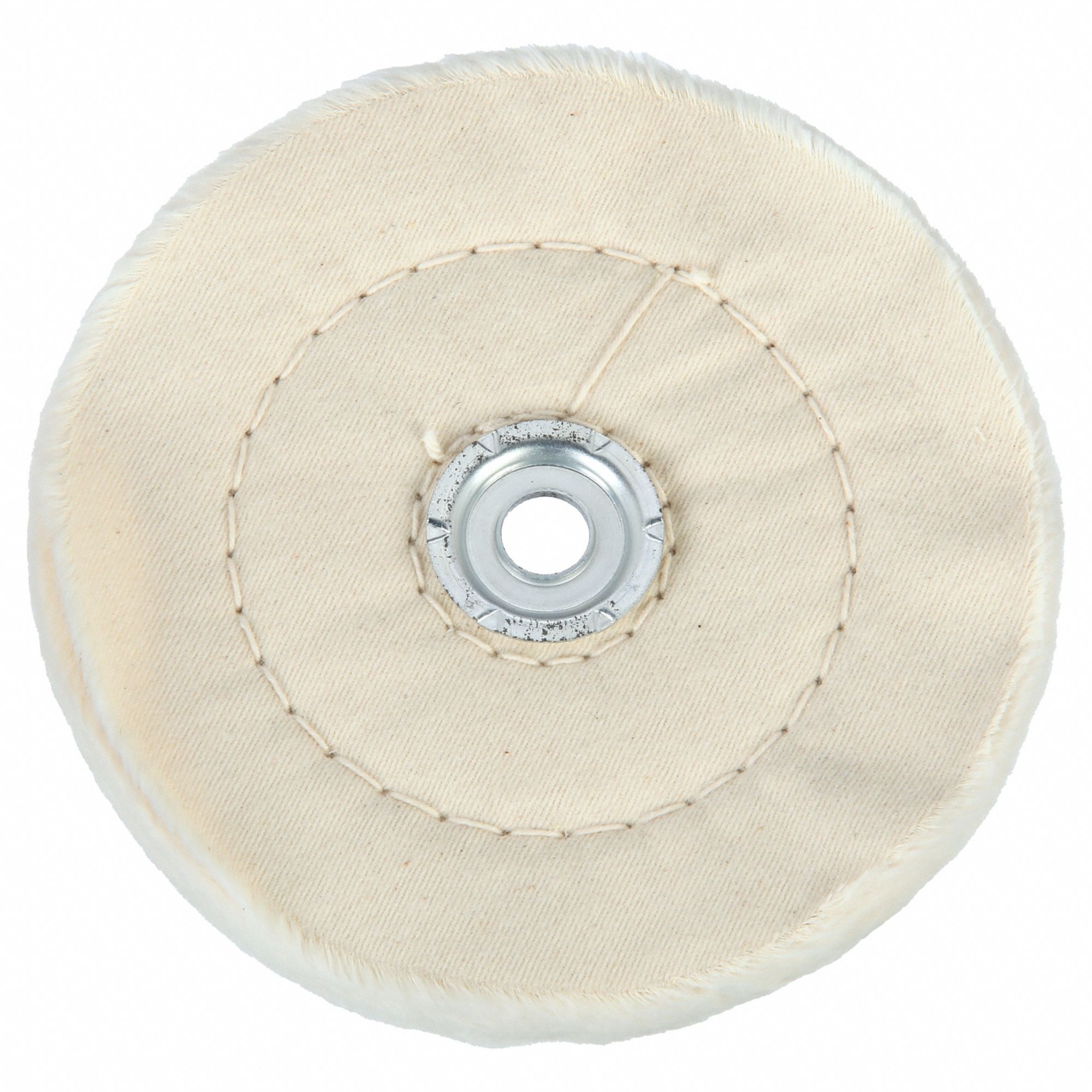 Canton Flannel, Cushion Sewn, Buffing Wheel - 12U103|12U103 - Grainger