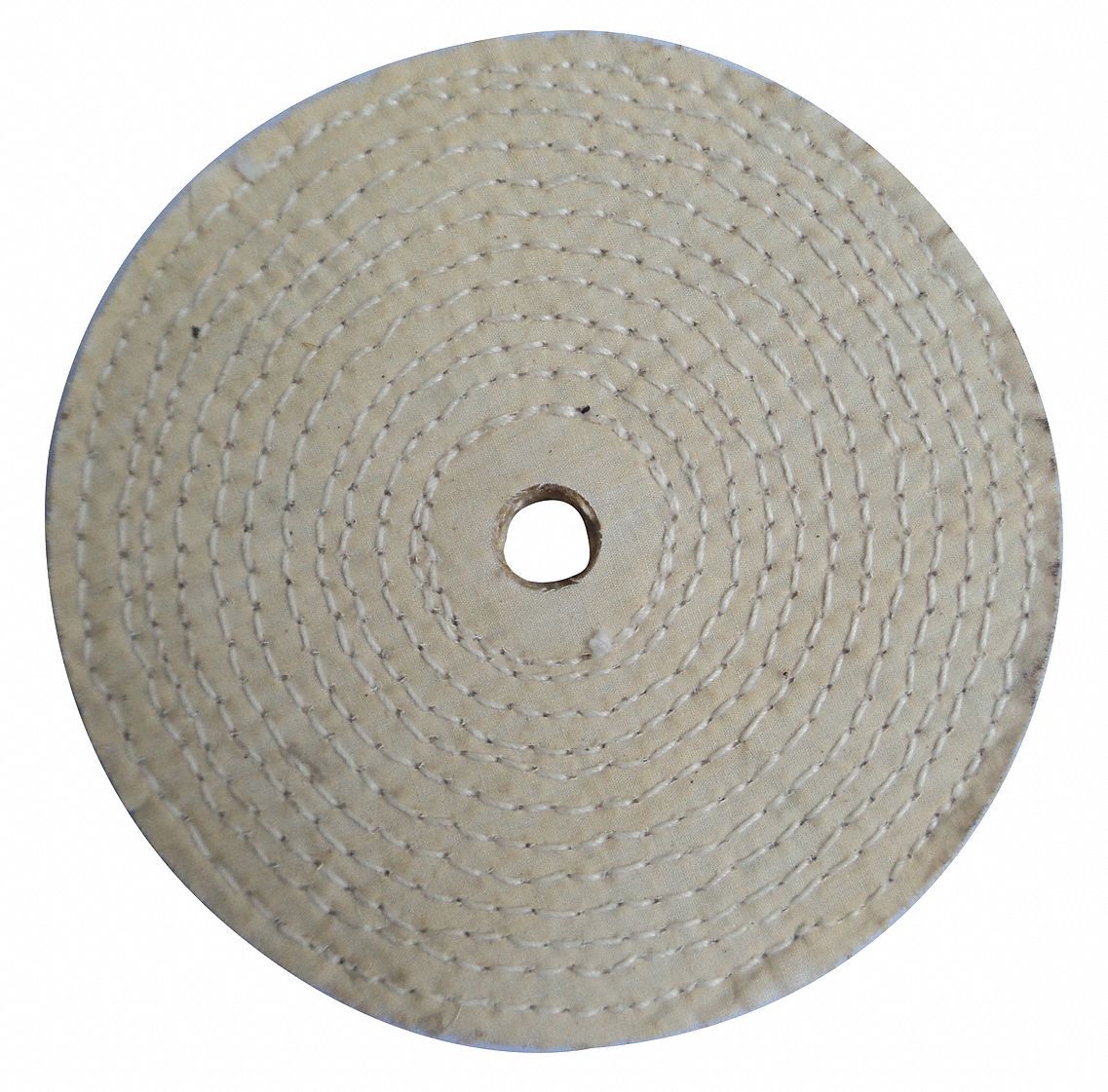 GRAINGER APPROVED Buffing Wheel, Spiral Sewn, 10 In Dia. 12U109