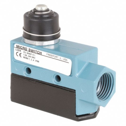 HONEYWELL, Plunger Actuator, Metallic, Non Plug-In Limit Switch