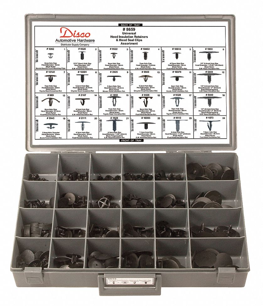 Hood Seal Insulation Retainer Assortment
