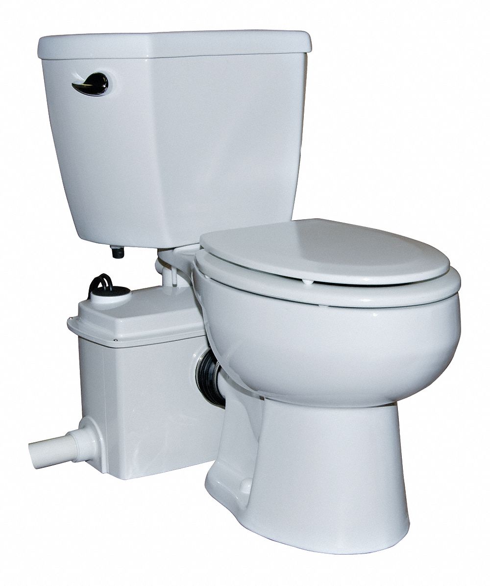 ZOELLER 1/2 HP Macerating Toilet System, 115 Voltage, Basin Capacity: 9 ...