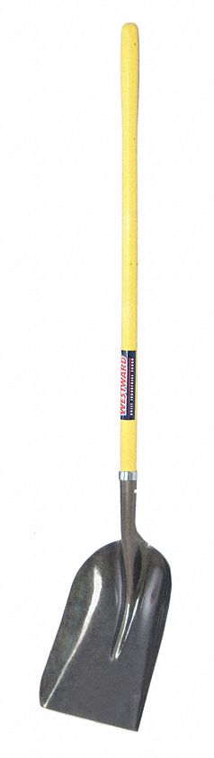 WESTERN SCOOP, 2 RIBS, STEEL, #10 BLADE SIZE, 14¼ IN BLADE W, 17 7/8 IN BLADE L, BLACK