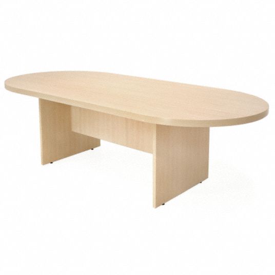 Conference Table,43 In x 8 ft,Maple - Grainger