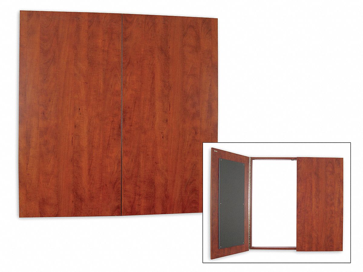 Regency Conference Room Dry Erase Cabinet Cherry Width 47