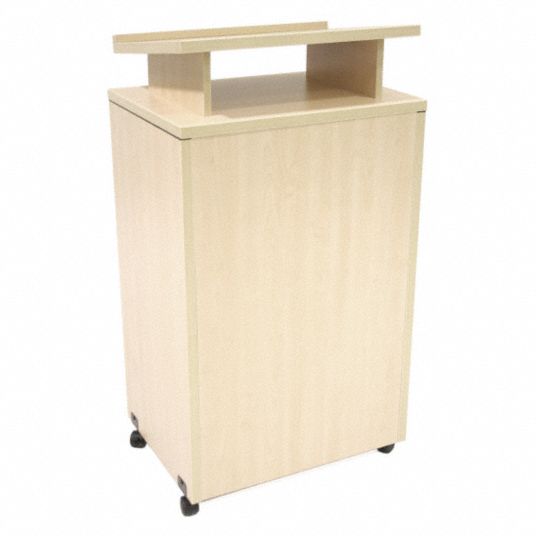 Floor Lectern,Legacy Series,Maple - Grainger